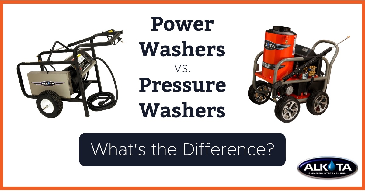 Power Washer vs Pressure Washer Alkota Pressure Washers
